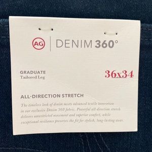 Brand New Mens AG Graduate tailored leg jeans